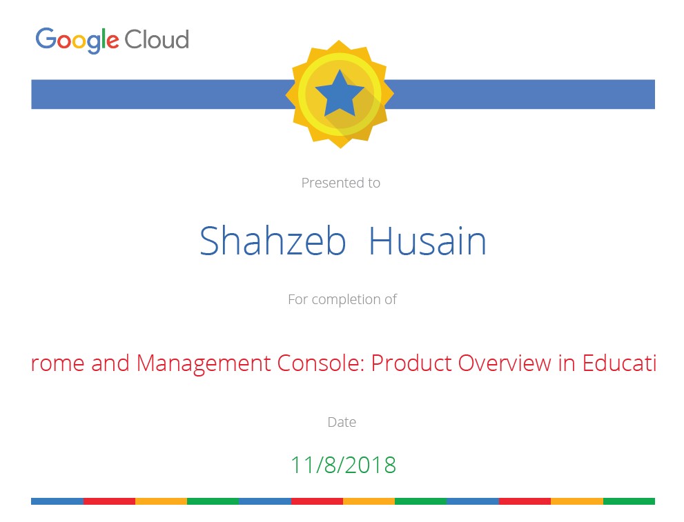 Chrome and Management Console